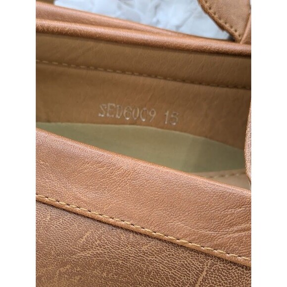 Sedagatti Light Brown Men's Comfort Loafers Slip On Shoes Size 11 - Picture 6 of 9